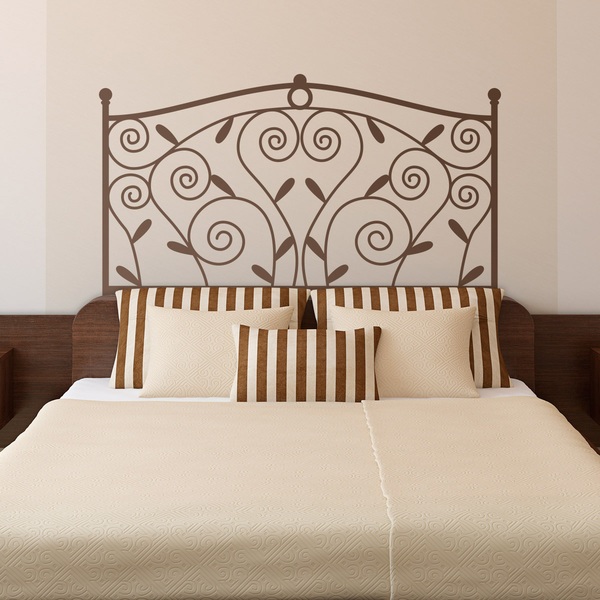 Bed Headboard Wall Sticker Classic