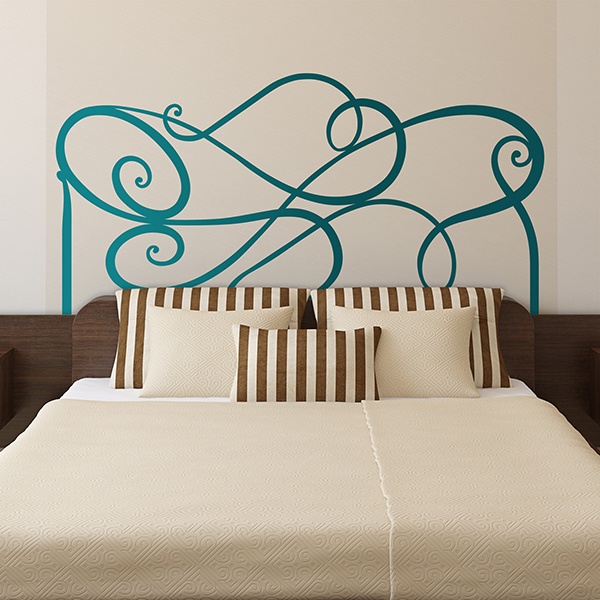 Wall Stickers: Abstract Headboard