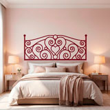 Wall Stickers: Bed Headboard Love 3