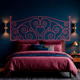 Wall Stickers: Bed Headboard Love 8