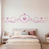 Wall Stickers: Headboard of Hearts 11