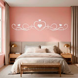 Wall Stickers: Headboard of Hearts 12