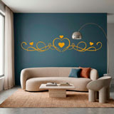 Wall Stickers: Headboard of Hearts 13