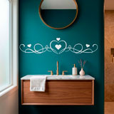 Wall Stickers: Headboard of Hearts 14