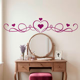 Wall Stickers: Headboard of Hearts 4
