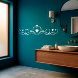 Wall Stickers: Headboard of Hearts 5