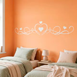 Wall Stickers: Headboard of Hearts 9