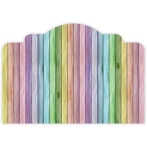 Wall Stickers: Rainbow Headboard