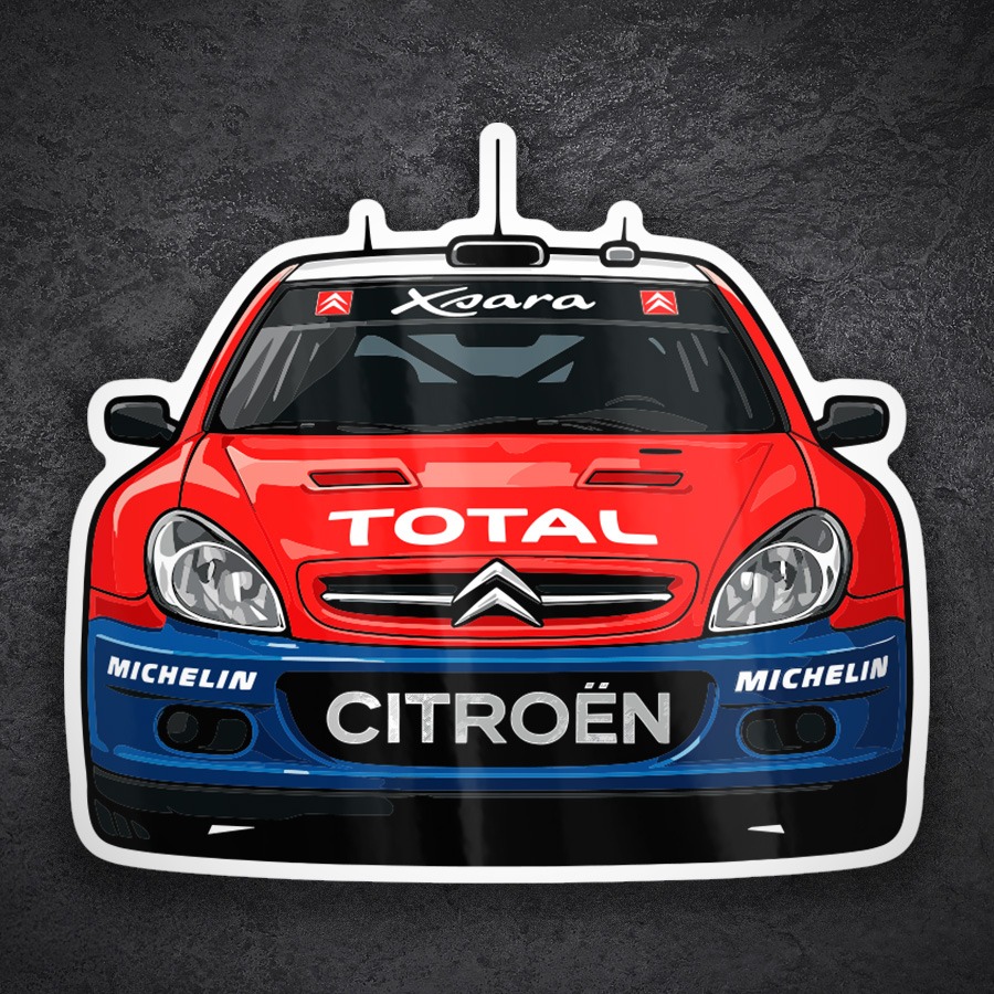 Car & Motorbike Stickers: Citroën Xsara Rally Car