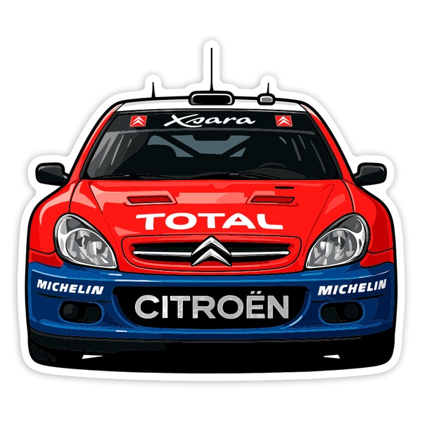 Car & Motorbike Stickers: Citroën Xsara Rally Car