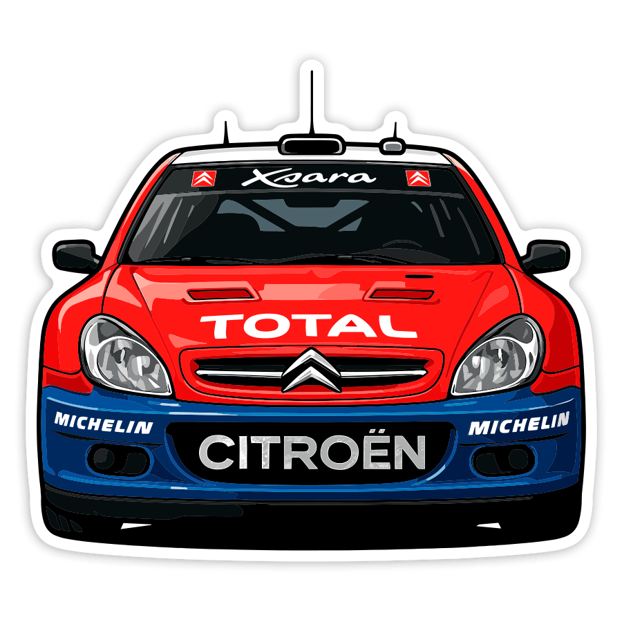 Car & Motorbike Stickers: Citroën Xsara Rally Car