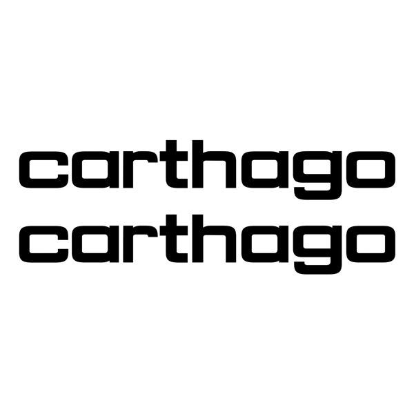 Camper van decals: Carthago Decal Set