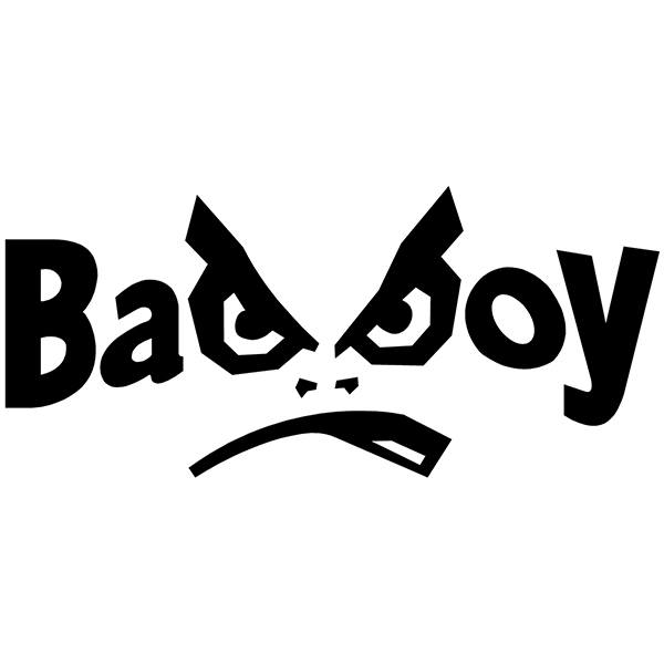 Car & Motorbike Stickers: Bad Boy letters