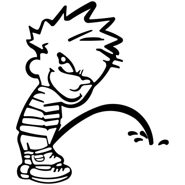 Car & Motorbike Stickers: Bad Boy Peeing
