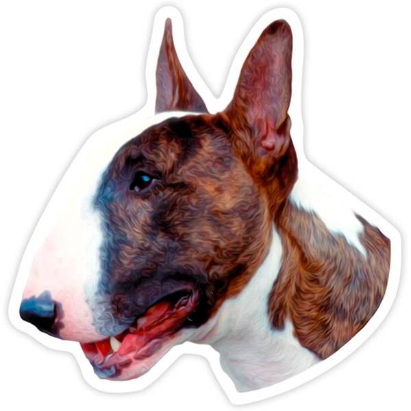 Car & Motorbike Stickers: English Bull Terrier