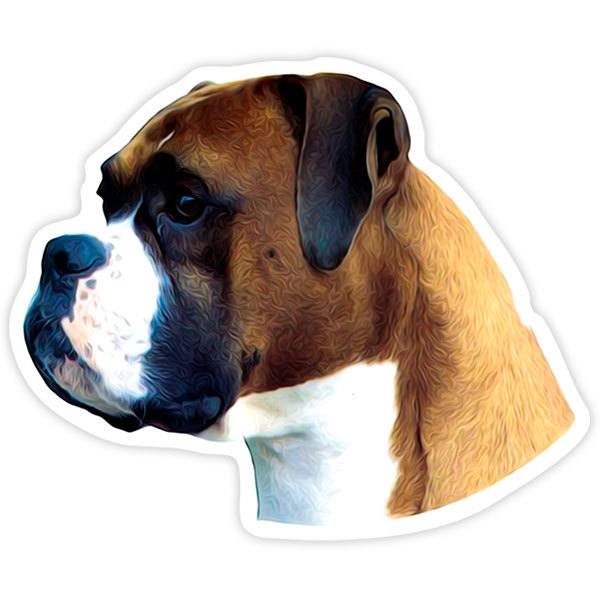 Car & Motorbike Stickers: German Boxer