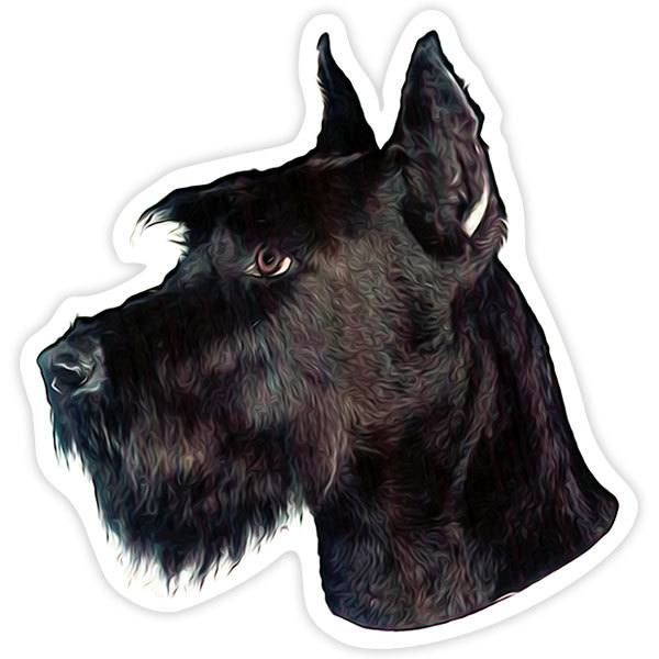 Car & Motorbike Stickers: Giant Schnauzer