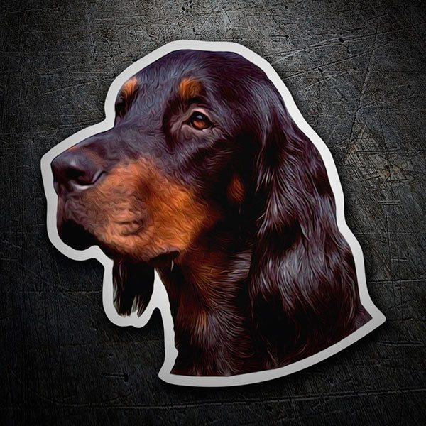 Car & Motorbike Stickers: Gordon Setter