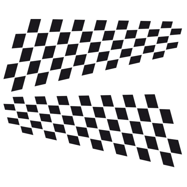 Car & Motorbike Stickers: Goal flag