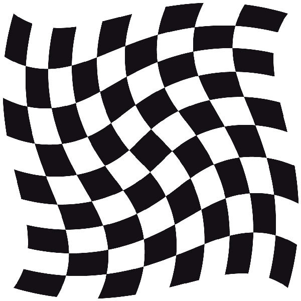 Car & Motorbike Stickers: Racing Flags 22