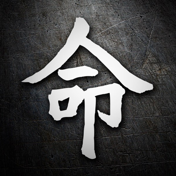 Car & Motorbike Stickers: Kanji Destiny - Letter I