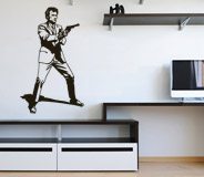 Wall Stickers: Dirty Harry taking aim 4