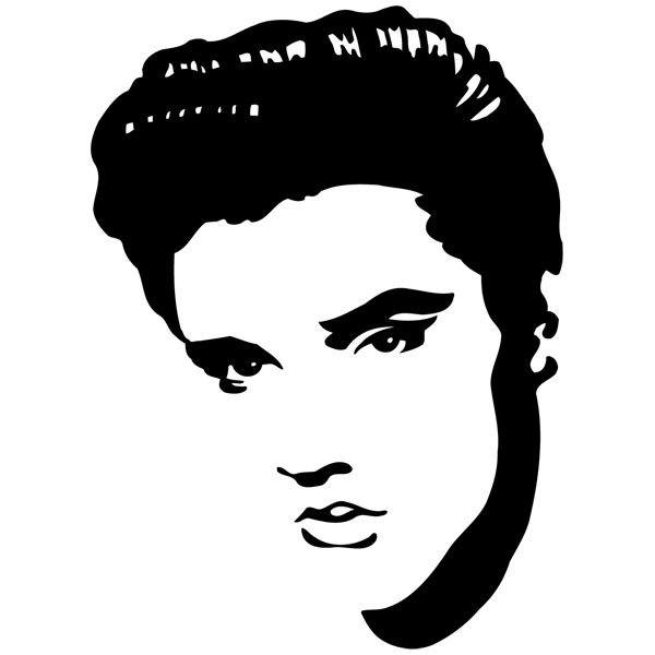 Wall Stickers: Elvis Presley Portrait
