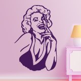 Wall Stickers: Marilyn laugh 4