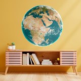 Wall Stickers: Globe 3