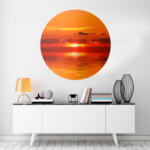 Wall Stickers: Sunset on the Sea