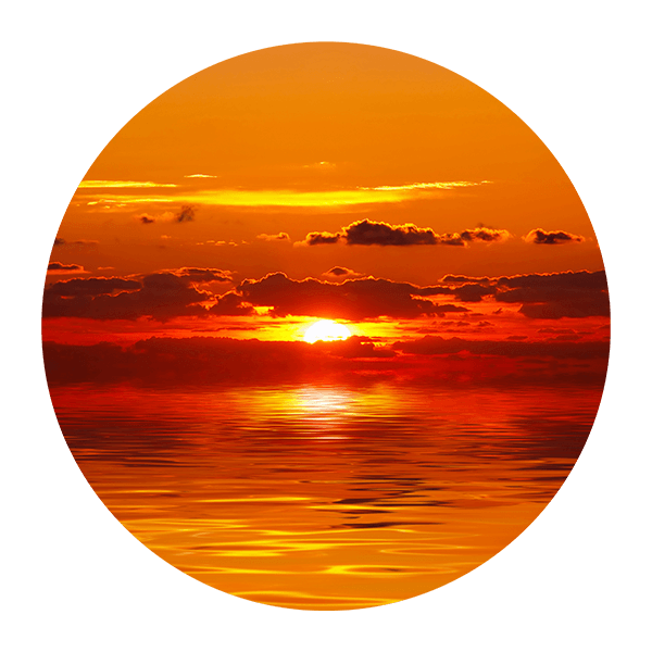 Wall Stickers: Sunset on the Sea