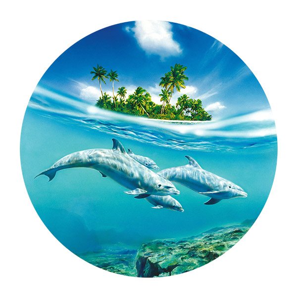 Wall Stickers: Dolphins by the Sea