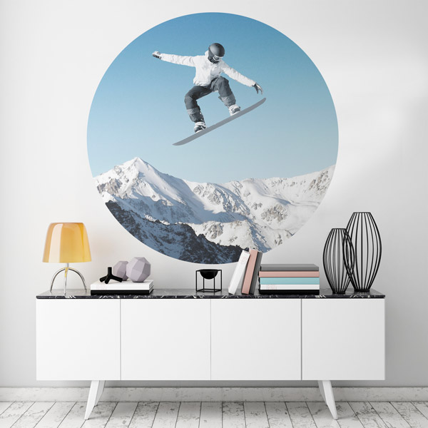 Wall Stickers: Snow jumping 1