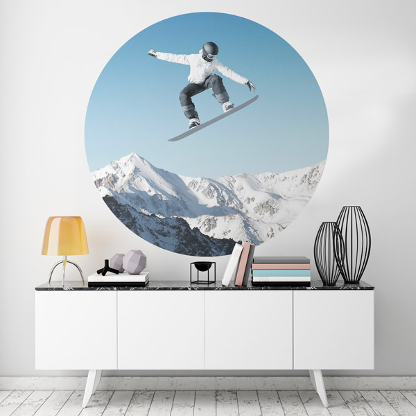 Wall Stickers: Snow jumping