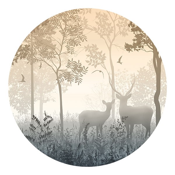Wall Stickers: Deer in the Forest