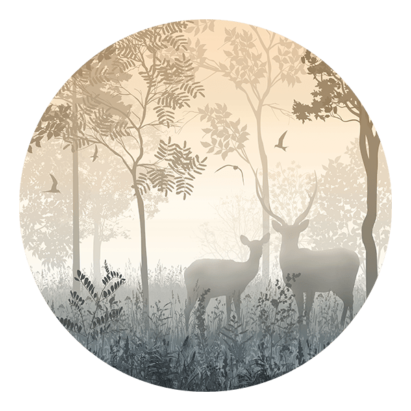 Wall Stickers: Deer in the Forest 0
