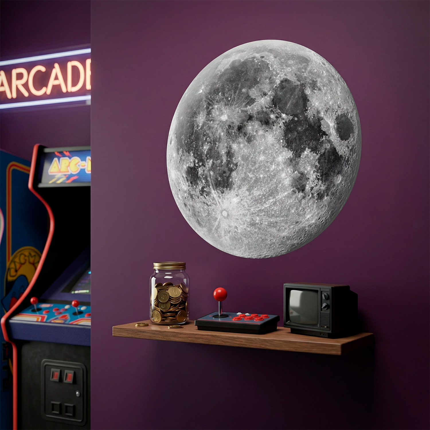 Wall Stickers: Full Moon