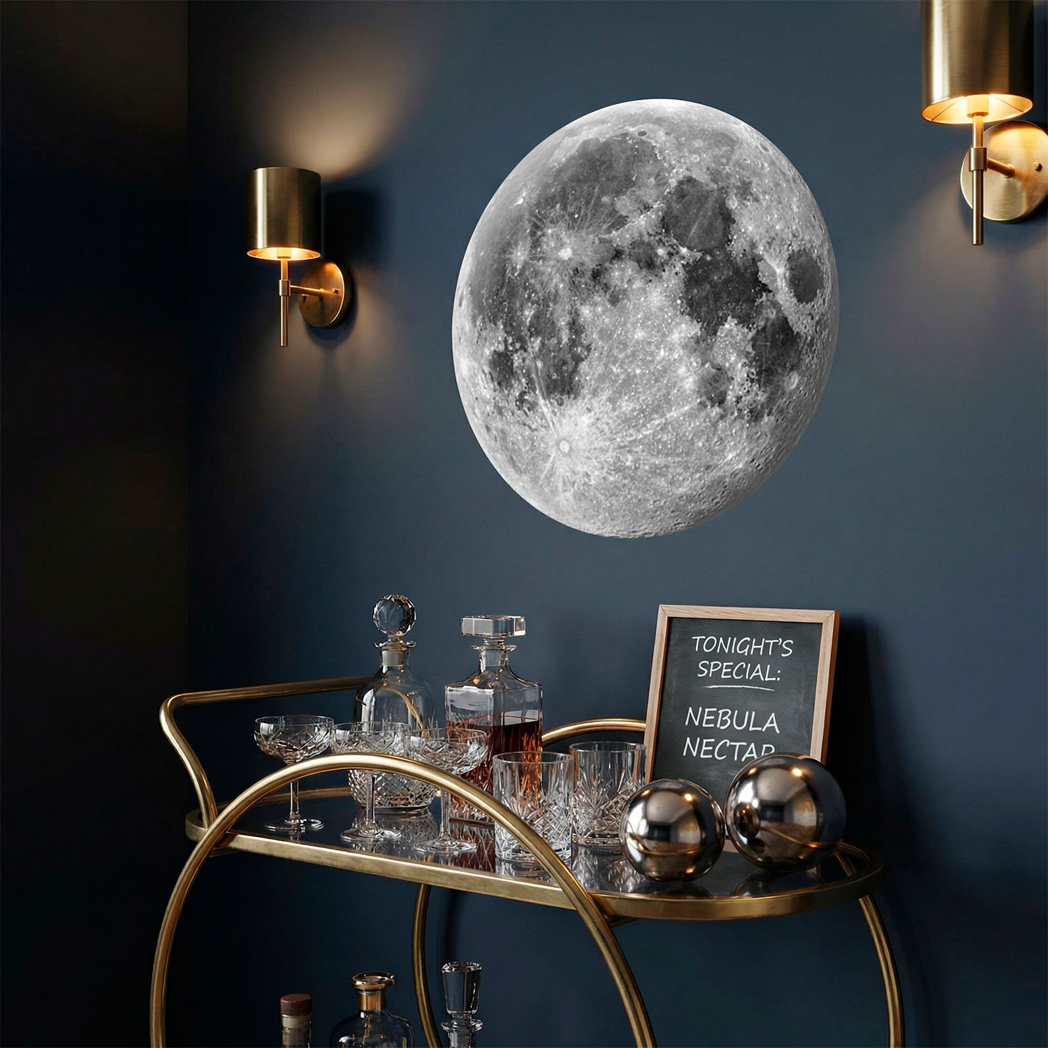 Wall Stickers: Full Moon