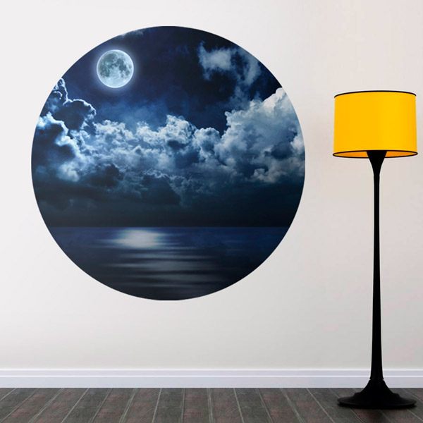 Wall Stickers: Moon Reflection