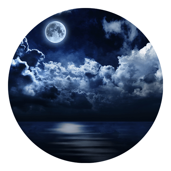 Wall Stickers: Moon Reflection