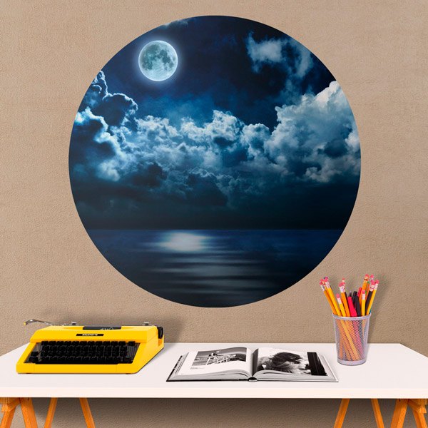 Wall Stickers: Moon Reflection