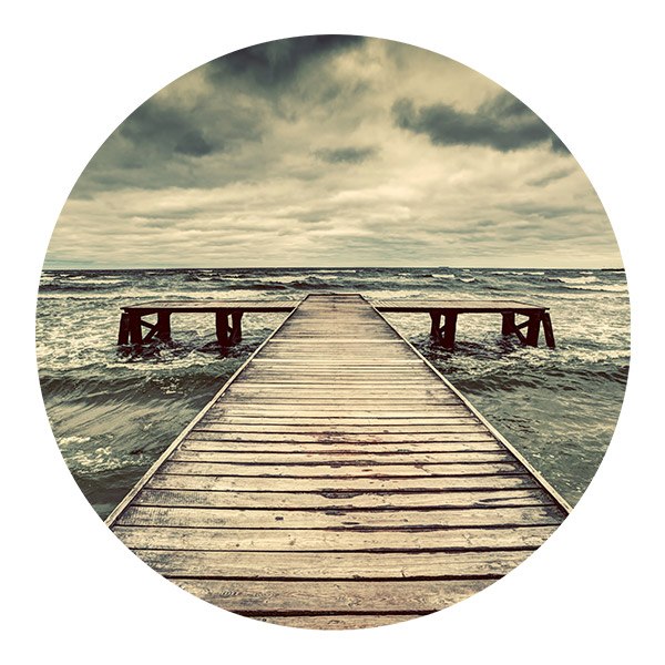 Wall Stickers: Storm at Sea