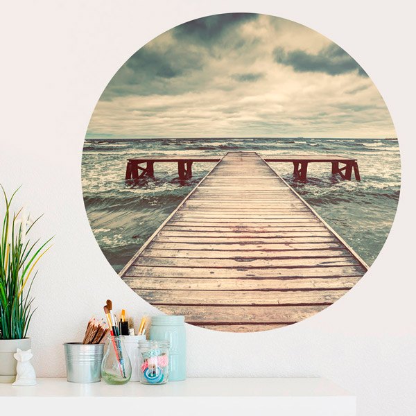 Wall Stickers: Storm at Sea