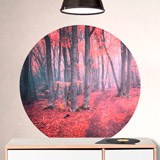 Wall Stickers: Red Forest 3
