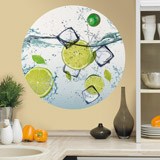 Wall Stickers: Limes with Ice 3