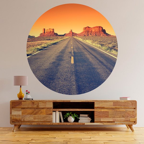 Wall Stickers: Sunset on Route 66