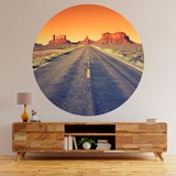 Wall Stickers: Sunset on Route 66 3