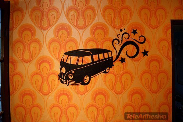 Wall Stickers: Mystical hippie van