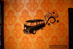 Wall Stickers: Mystical hippie van 3