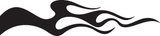Car & Motorbike Stickers: Flames